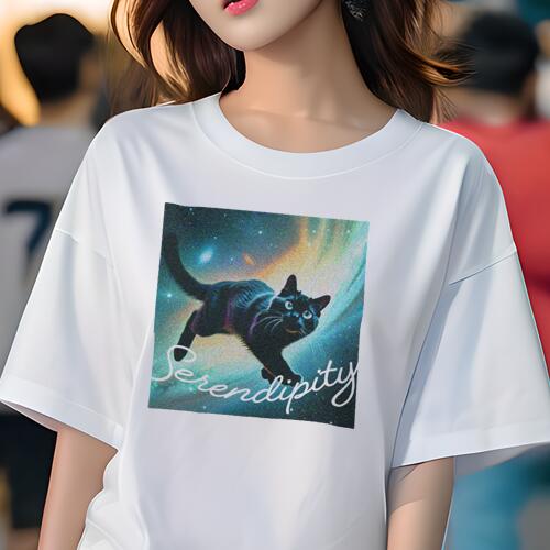 Tシャツ 犬愛 ユニークデザインレディース 犬ファン 半袖 春夏 プリント カジュアル かわいい 人間用 ギフト 個性的 宇宙 星雲(4)