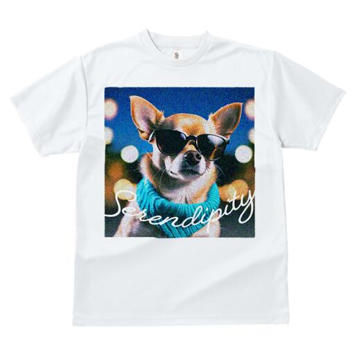 チワワ Tシャツ 犬愛 ユニークデザインメンズ キッズ 犬ファン 半袖 春夏 プリント カジュアル かわいい 人間用 ギフト 個性的 サングラス チワワ セーター