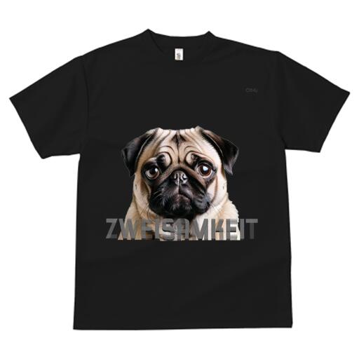 パグ Tシャツ 犬愛 ユニークデザインレディース 犬ファン 半袖 春夏 プリント カジュアル かわいい 人間用 ギフト 個性的 パグ