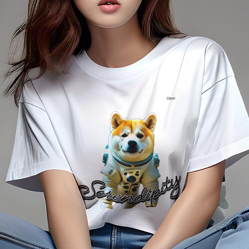柴犬 Tシャツ 犬愛 ユニークデザインレディース 犬ファン 半袖 春夏 プリント カジュアル かわいい 人間用 ギフト 個性的 宇宙服 柴犬 柴犬 Tシャツ 犬愛 ユニークデザインレディース 犬ファン 半袖 春夏 プリント カジュアル かわいい 人間用 ギフト 個性的 宇宙服 柴犬