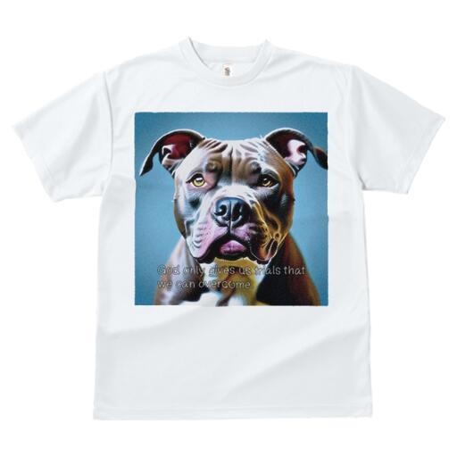 アメリカンピットブルテリア Tシャツ 犬愛 ユニークデザインレディース 犬ファン 半袖 春夏 プリント カジュアル かわいい 人間用 ギフト 個性的 アメリカンピットブルテリア