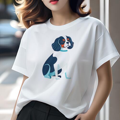 キャバリアキングチャールズスパニエル Tシャツ 犬愛 ユニークデザインレディース 犬ファン 半袖 春夏 プリント カジュアル かわいい 人間用 ギフト 個性的 キャバリアキングチャールズスパニエル キャバリアキングチャールズスパニエル Tシャツ 犬愛 ユニークデザインレディース 犬ファン 半袖 春夏 プリント カジュアル かわいい 人間用 ギフト 個性的 キャバリアキングチャールズスパニエル