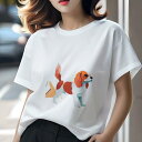 キャバリア Tシャツ 犬愛 ユニークデザインレディース 犬ファン 半袖 春夏 プリント カジュアル かわいい 人間用 ギフト 個性的 背景 キャバリア(4)