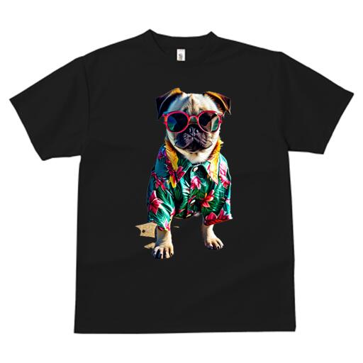 パグ Tシャツ 犬愛 ユニークデザインメンズ キッズ 犬ファン 半袖 春夏 プリント カジュアル か
