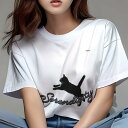 Tシャツ 犬愛 ユニークデザインレディース 犬ファン 半袖 春夏 プリント カジュアル かわいい 人間用 ギフト 個性的(4)