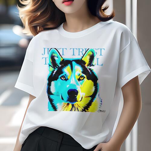 シベリアンハスキー Tシャツ 犬愛 ユニークデザインレディース 犬ファン 半袖 春夏 プリント カジュアル かわいい 人間用 ギフト 個性的 シベリアンハスキー シベリアンハスキー Tシャツ 犬愛 ユニークデザインレディース 犬ファン 半袖 春夏 プリント カジュアル かわいい 人間用 ギフト 個性的 シベリアンハスキー