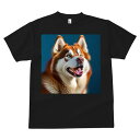 ハスキー Tシャツ 犬愛 ユニークデザインメンズ キッズ 犬ファン 半袖 春夏 プリント カジュアル かわいい 人間用 ギフト 個性的 ハスキー