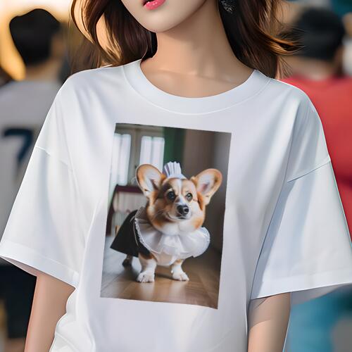 コーギー Tシャツ 犬愛 ユニークデザインレディース 犬ファン 半袖 春夏 プリント カジュアル かわいい 人間用 ギフト 個性的 コスチューム コーギー フリル コーギー Tシャツ 犬愛 ユニークデザインレディース 犬ファン 半袖 春夏 プリント カジュアル かわいい 人間用 ギフト 個性的 コスチューム コーギー フリル