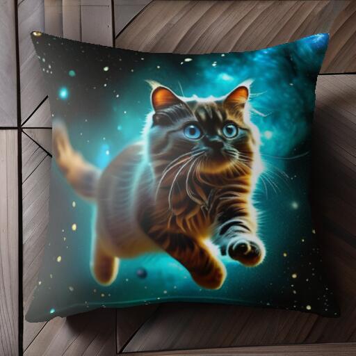 宇宙 星 クッションカバー 45×45cm アニマル柄 おしゃれ 可愛い クッション本体付き 正方形