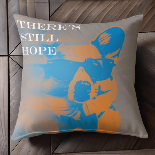 サングラス コーギー 蝶ネクタイ クッションカバー 45×45cm アニマル柄 おしゃれ 可愛い クッション本..