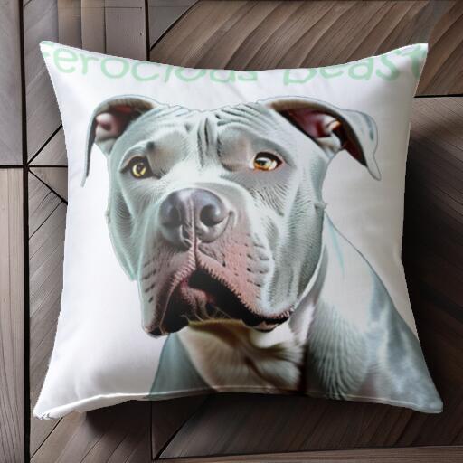 裏表に絵柄がプリントされています。かわいいアニマルクッション！インテリアのアクセントや癒しに最適♪