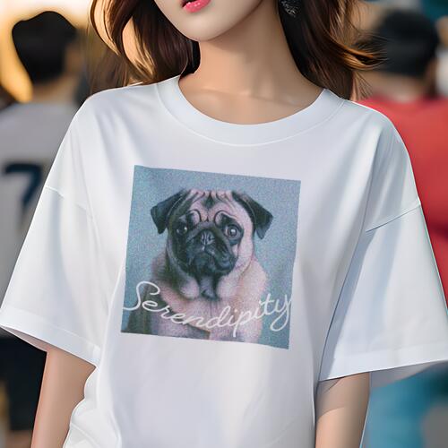 パグ Tシャツ 犬愛 ユニークデザインレディース 犬ファン 半袖 春夏 プリント カジュアル かわいい 人間用 ギフト 個性的 パグ パグ Tシャツ 犬愛 ユニークデザインレディース 犬ファン 半袖 春夏 プリント カジュアル かわいい 人間用 ギフト 個性的 パグ
