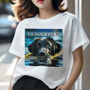 ラブラドールレトリバー Tシャツ 犬愛 ユニークデザインレディース 犬ファン 半袖 春夏 プリント カジュアル かわいい 人間用 ギフト 個性的 水 ラブラドールレトリバー ライフジャケット