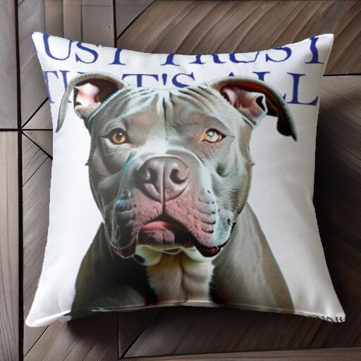 アメリカンピットブルテリア クッションカバー 45×45cm アニマル柄 おしゃれ 可愛い クッション本体付..