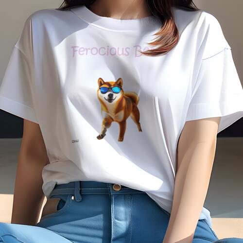 柴犬 Tシャツ 犬愛 ユニークデザインレディース 犬ファン 半袖 春夏 プリント カジュアル かわいい 人間用 ギフト 個性的 サングラス 柴犬(4)