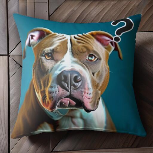 アメリカンピットブルテリア クッションカバー 45×45cm アニマル柄 おしゃれ 可愛い クッション本体付..