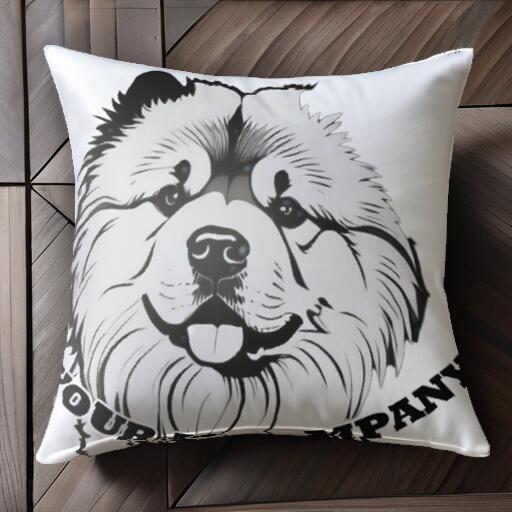 チャウチャウ クッションカバー 45×45cm アニマル柄 おしゃれ 可愛い クッション本体付き 正方形