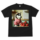 シベリアンハスキー Tシャツ 犬愛 ユニークデザインメンズ キッズ 犬ファン 半袖 春夏 プリント 大人カジュアル かわいい 人間用 ギフト 個性的 猛暑対策 イチゴ シベリアンハスキー ギンガム