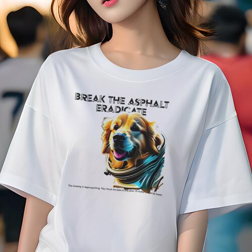 ゴールデンレトリバー Tシャツ 犬愛 ユニークデザインレディース 犬ファン 半袖 春夏 プリント 大人カジュアル かわいい 人間用 ギフト 個性的 猛暑対策 ゴールデンレトリバー