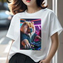チャウチャウ Tシャツ 犬愛 ユニークデザインレディース 犬ファン 半袖 春夏 プリント 大人カジュアル かわいい 人間用 ギフト 個性的 猛暑対策 DJ チャ...