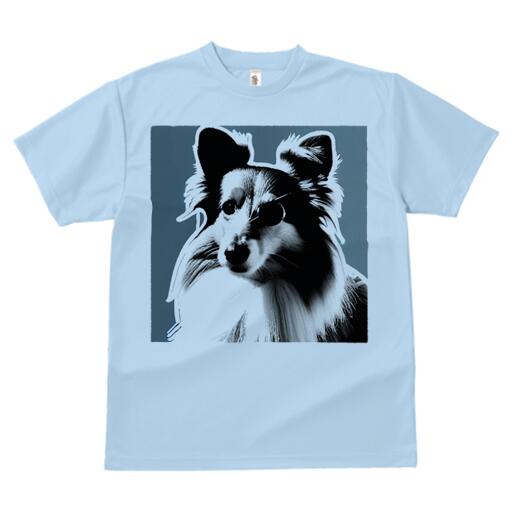 シェットランドシープドッグ Tシャツ 犬愛 ユニークデザインメンズ キッズ 犬ファン 半袖 春夏 プリント 大人カジュアル かわいい 人間用 ギフト 個性的 猛暑対策 サングラス シェットランドシープドッグ