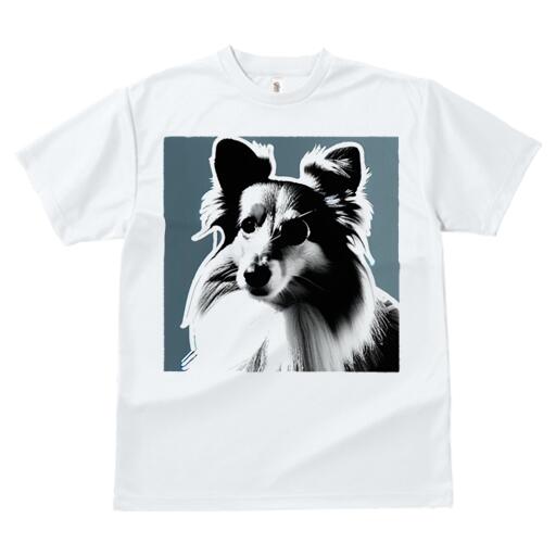 シェットランドシープドッグ Tシャツ 犬愛 ユニークデザインメンズ キッズ 犬ファン 半袖 春夏 プリント 大人カジュアル かわいい 人間用 ギフト 個性的 猛暑対策 サングラス シェットランドシープドッグ