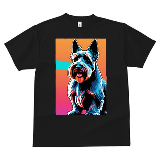 スコティッシュテリア Tシャツ 犬愛 ユニークデザインメンズ キッズ 犬ファン 半袖 春夏 プリント 大人..