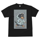 ダックスフンド Tシャツ 犬愛 ユニークデザインメンズ キッズ 犬ファン 半袖 春夏 プリント 大人カジュアル かわいい 人間用 ギフト 個性的 猛暑対策 レイ...