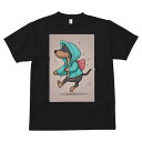 ミニチュアダックスフンド Tシャツ 犬愛 ユニークデザインメンズ キッズ 犬ファン 半袖 春夏 プリント 大人カジュアル かわいい 人間用 ギフト 個性的 猛暑...