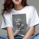 ミニチュアシュナウザー Tシャツ 犬愛 ユニークデザインレディース 犬ファン 半袖 春夏 プリント 大人カジュアル かわいい 人間用 ギフト 個性的 猛暑対策 雨 ミニチュアシュナウザー パーカー 反射 水たまり