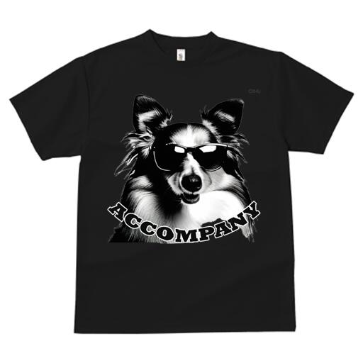 シェットランドシープドッグ Tシャツ 犬愛 ユニークデザインメンズ キッズ 犬ファン 半袖 春夏 プリント 大人カジュアル かわいい 人間用 ギフト 個性的 猛暑対策 サングラス シェットランドシープドッグ