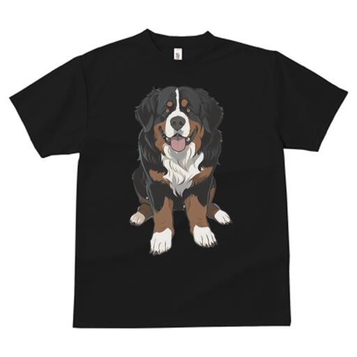 バーニーズマウンテンドッグ Tシャツ 犬愛 ユニークデザインメンズ キッズ 犬ファン 半袖 春夏 プリント 大人カジュアル かわいい 人間用 ギフト 個性的 猛暑対策 バーニーズマウンテンドッグ