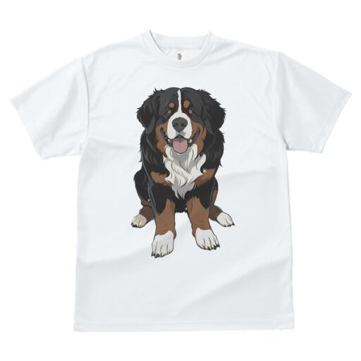 バーニーズマウンテンドッグ Tシャツ 犬愛 ユニークデザインメンズ キッズ 犬ファン 半袖 春夏 プリント 大人カジュアル かわいい 人間用 ギフト 個性的 猛暑対策 バーニーズマウンテンドッグ