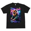 チャウチャウ Tシャツ 犬愛 ユニークデザインメンズ キッズ 犬ファン 半袖 春夏 プリント 大人カジュアル かわいい 人間用 ギフト 個性的 猛暑対策 DJ チャウチャウ ヘッドホン クラブ ミュージック