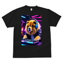 チャウチャウ Tシャツ 犬愛 ユニークデザインメンズ キッズ 犬ファン 半袖 春夏 プリント 大人カジュアル かわいい 人間用 ギフト 個性的 猛暑対策 ヘッドホン チャウチャウ DJ ミキサー ジャケット
