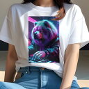 チャウチャウ Tシャツ 犬愛 ユニークデザインレディース 犬ファン 半袖 春夏 プリント 大人カジュアル かわいい 人間用 ギフト 個性的 猛暑対策 DJ チャウチャウ クラブ 音楽 レザー ジャケット