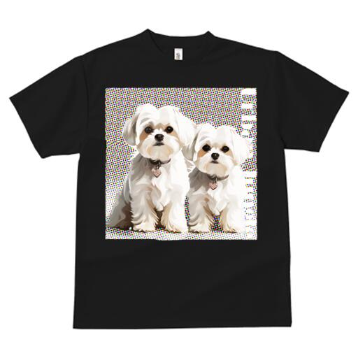 マルチーズ Tシャツ 犬愛 ユニーク