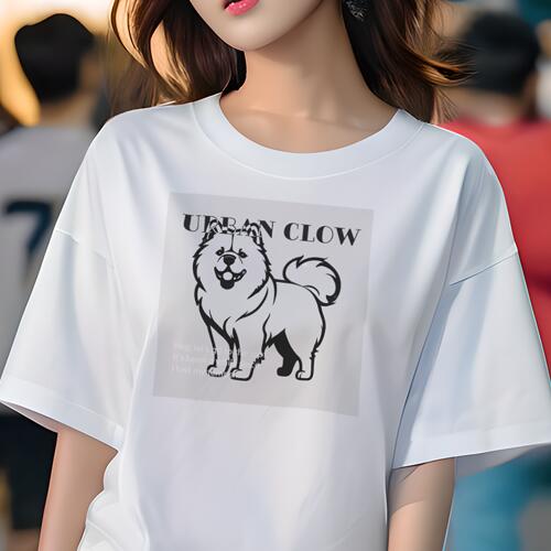 チャウチャウ Tシャツ 犬愛 ユニークデザインレディース 犬ファン 半袖 春夏 プリント 大人カジュアル ..