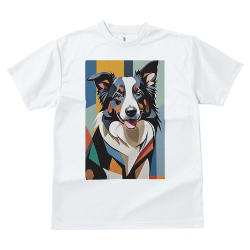 ボーダーコリー Tシャツ 犬愛 ユニークデザインメンズ キッズ 犬ファン 半袖 春夏 プリント 大人カジュアル かわいい 人間用 ギフト 個性的 猛暑対策 ボーダーコリー