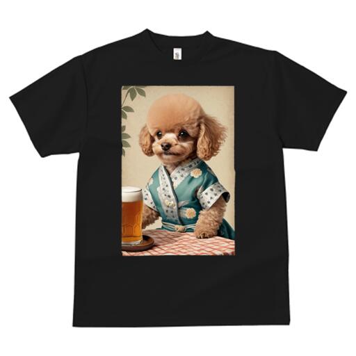 トイプードル Tシャツ 犬愛 ユニークデザインメンズ キッズ 犬ファン 半袖 春夏 プリント 大人カジュア..