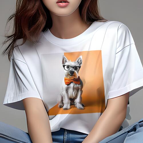 ウエストハイランドホワイトテリア Tシャツ 犬愛 ユニークデザインレディース 犬ファン 半袖 春夏 プリ..