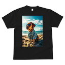 ラブラドールレトリバー Tシャツ 犬愛 ユニークデザインメンズ キッズ 犬ファン 半袖 春夏 プリント 大人カジュアル かわいい 人間用 ギフト 個性的 猛暑対策 アロハシャツ ラブラドールレトリバー ビーチ サングラス 海