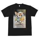 コーギー Tシャツ 犬愛 ユニークデザインメンズ キッズ 犬ファン 半袖 春夏 プリント 大人カジュアル かわいい 人間用 ギフト 個性的 猛暑対策 雨 コーギ...