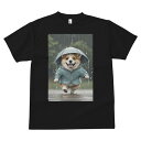 コーギー Tシャツ 犬愛 ユニークデザインメンズ キッズ 犬ファン 半袖 春夏 プリント 大人カジュアル かわいい 人間用 ギフト 個性的 猛暑対策 雨 コーギ...