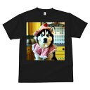 シベリアンハスキー Tシャツ 犬愛 ユニークデザインメンズ キッズ 犬ファン 半袖 春夏 プリント 大人カジュアル かわいい 人間用 ギフト 個性的 猛暑対策 イチゴ シベリアンハスキー 帽子 チェック柄 キッチン