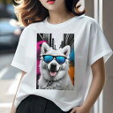 アメリカンエスキモードッグ Tシャツ 犬愛 ユニークデザインレディース 犬ファン 半袖 春夏 プリント 大人カジュアル かわいい 人間用 ギフト 個性的 猛暑対...