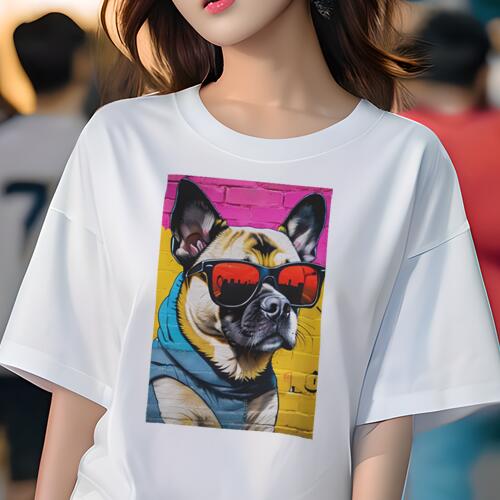 ジャーマンシェパード Tシャツ 犬愛 ユニークデザインレディース 犬ファン 半袖 春夏 プリント 大人カ..