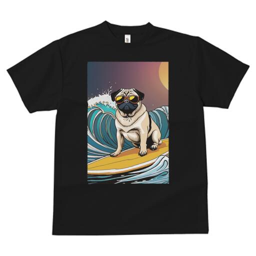 パグ Tシャツ 犬愛 ユニークデザインメンズ キッズ 犬ファン 半袖 春夏 プリント 大人カジュアル かわいい 人間用 ギフト 個性的 猛暑対策 波 パグ サーフィン サングラス 夏 パグ Tシャツ 犬愛 ユニークデザインメンズ キッズ 犬ファン 半袖 春夏 プリント 大人カジュアル かわいい 人間用 ギフト 個性的 猛暑対策 波 パグ サーフィン サングラス 夏