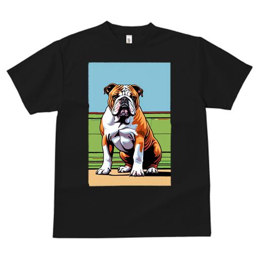 ブルドッグ Tシャツ 犬愛 ユニークデザインメンズ キッズ 犬ファン 半袖 春夏 プリント 大人カジュアル かわいい 人間用 ギフト 個性的 猛暑対策 ブルドッグ
