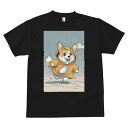 コーギー Tシャツ 犬愛 ユニークデザインメンズ キッズ 犬ファン 半袖 春夏 プリント 大人カジュアル かわいい 人間用 ギフト 個性的 猛暑対策 雨 コーギ...